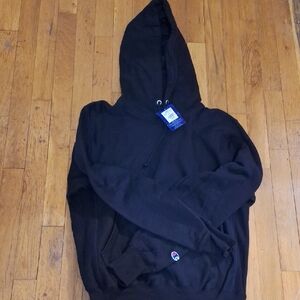 Mens small Champion Reverse Weave Black Hoodie
